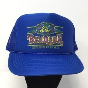 Vintage Branson Missouri Blue Snap Back Blue Hat